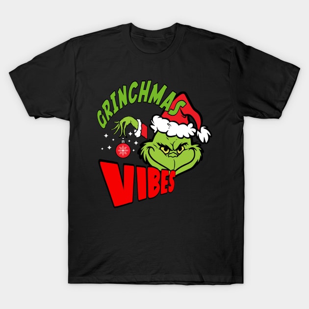 Grinchmas Mischievous Vibes T-Shirt by LopGraphiX